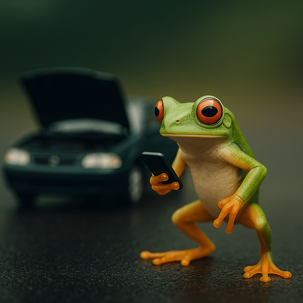 Frog google searching