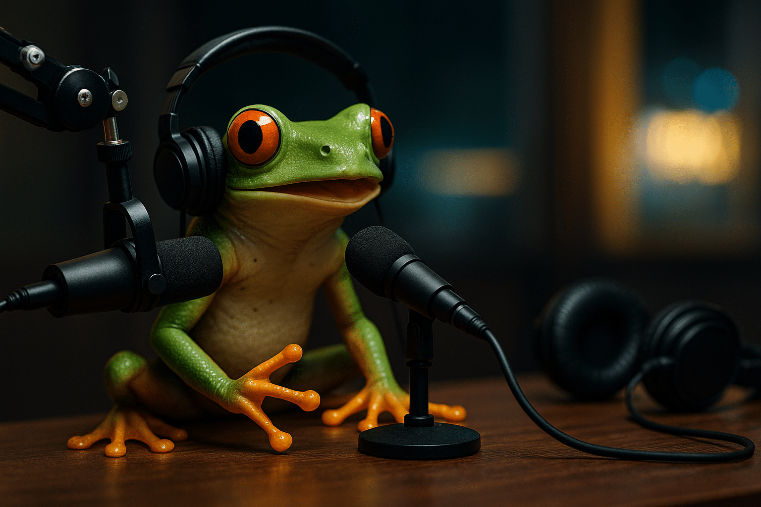 Podcasting Frog