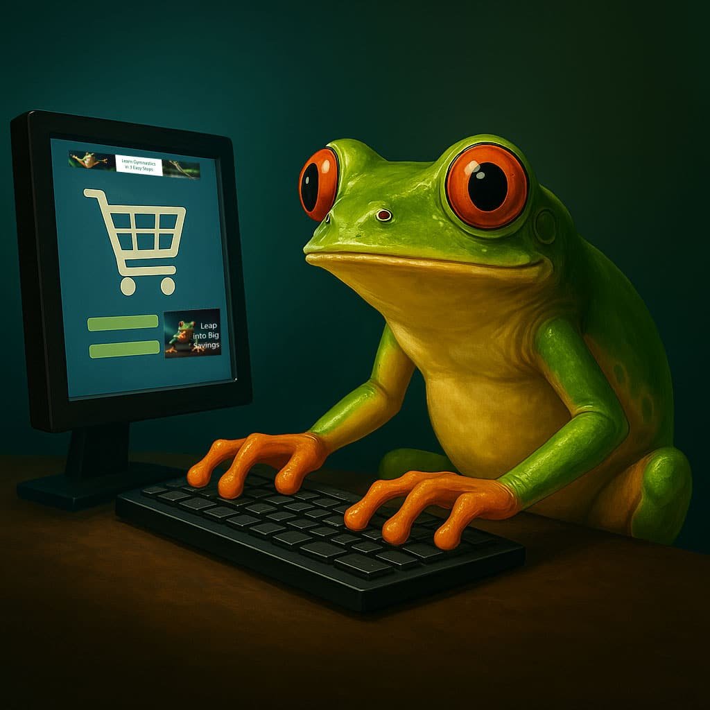 Frog Shopping